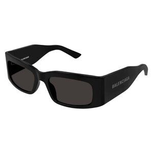New BALENCIAGA Everyday Black Square BB0328S 001 Sunglasses Women